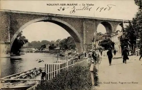 CPA Nogent-sur-Marne Val-de-Marne, Le Viaduc