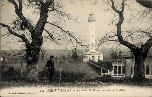 Ak Saint Nazaire Loire Atlantique, Leuchtturm
