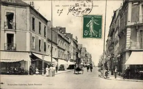 CPA Saint-Nazaire Loire Atlantique, Rue de Nantes