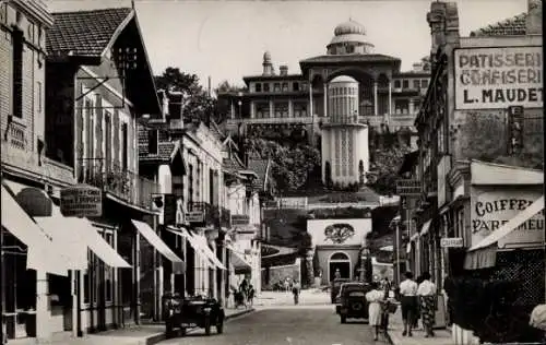 Ak Arcachon Gironde, Casino Mauresque, les Jardins