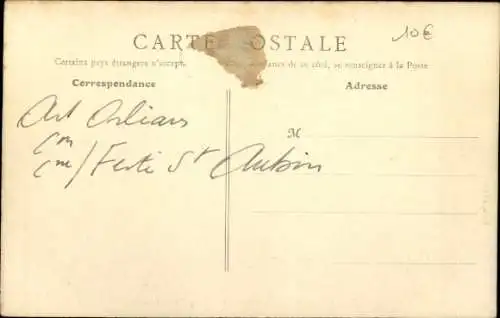 Ak La Ferté Saint Aubin Loiret, Eglise Saint-Aubin