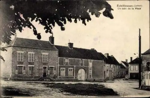 CPA Échilleuses Loiret, un coin de la Place