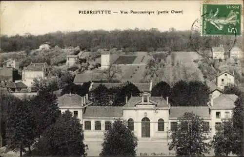 Ak Pierrefitte Seine Saint Denis, Panoramablick von  mit Häusern und Bäumen