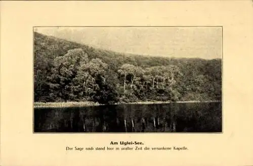 Ak Eutin in Ostholstein, Am Ugleisee, Uferpartie, Wald