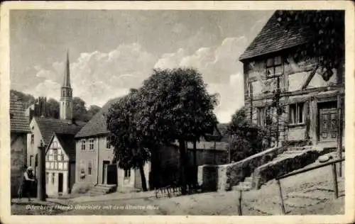 Ak Oderberg in der Mark, Historische Gebäude, Kirche, idyllische Landschaft