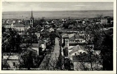 Ak Bad Freienwalde an der Oder, Blick über die Dächer, Panorama