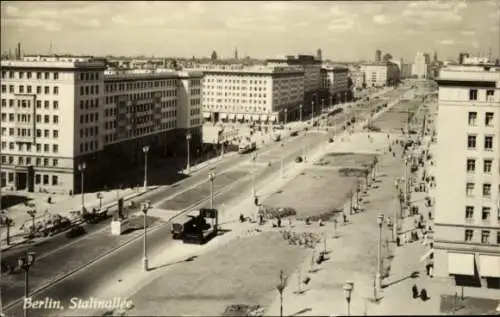 Ak Berlin Friedrichshain, Stalinallee