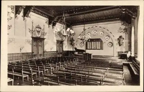 Ak Berlin Steglitz Lichterfelde, Oberrealschule, Festsaal mit Gedächtnistafel