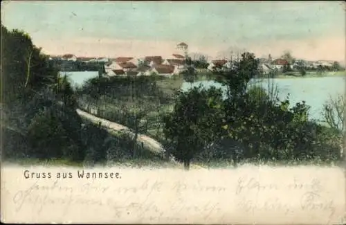 Ak Berlin Zehlendorf Wannsee, Panorama