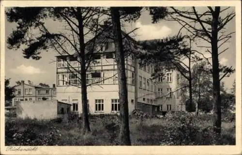 Ak Graal Müritz im Kreis Rostock, Genesungsheim Lindenhof, Rückansicht