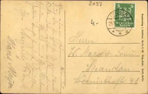 Ak Lychen in d. Uckermark, Panorama mit Kirche, 1913