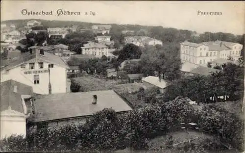 Ak Ostseebad Göhren auf Rügen, Panorama