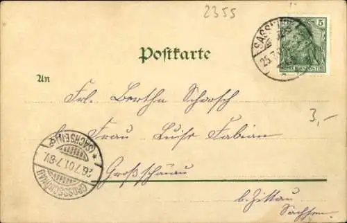 Ak Sassnitz Insel Rügen, Strand und Musikpavillon, Segelboote