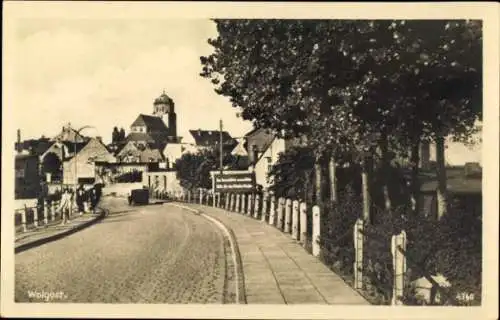Ak Wolgast in Mecklenburg Vorpommern, Straßenansicht