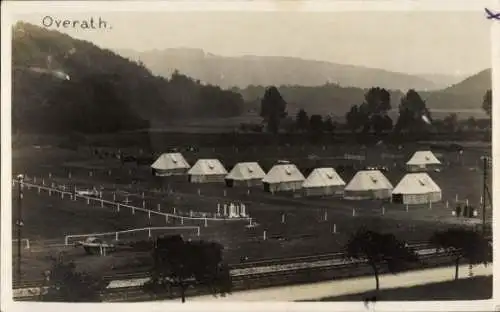Foto Ak Overath im Bergischen Land, Zeltlager, Landwirtschaftsausstellung