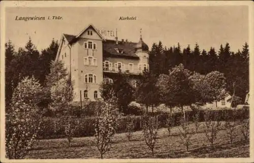 Ak Langewiesen Ilmenau am Thüringer Wald, Kurhotel