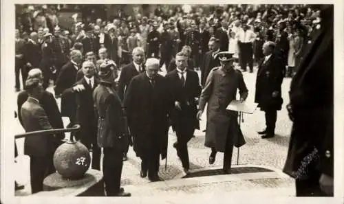 Foto Ak Bad Kreuznach an der Nahe, Reichspräsident Paul von Hindenburg, 1930