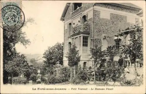 Ak La Ferte sous Jouarre Seine et Marne, Petit Veuteil, Hameau Fleuri