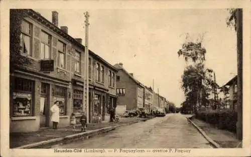 CPA Heusden Zolder Flandre Limbourg, Avenue P. Paquay