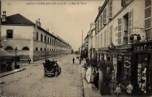 Ak Saint Germain en Laye Yvelines, Rue de Paris
