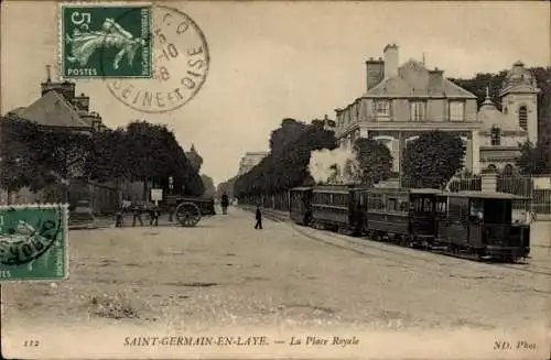 CPA Saint Germain et Laye Yvelines, Place Royale