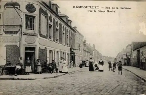 Ak Rambouillet Yvelines, Rue de la Garenne