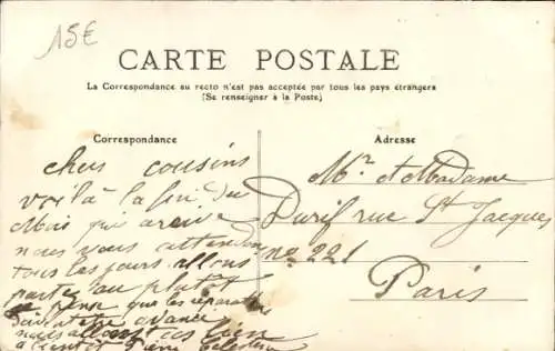 CPA Riom es Montagnes Cantal, Grande Rue