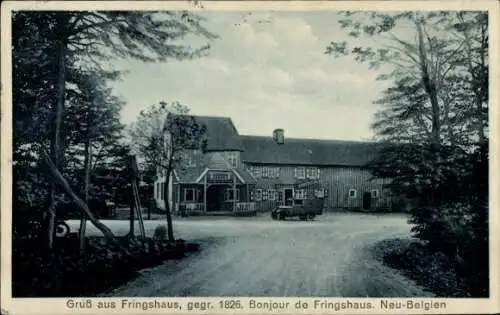 Ak Ravenhaus Raeren Wallonien Lüttich, Restaurant Fringshaus, Neu-Belgien