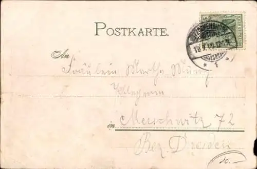 Ak Lößnitz Ergebirge,Restaurant Meierei Lössnitzgrund