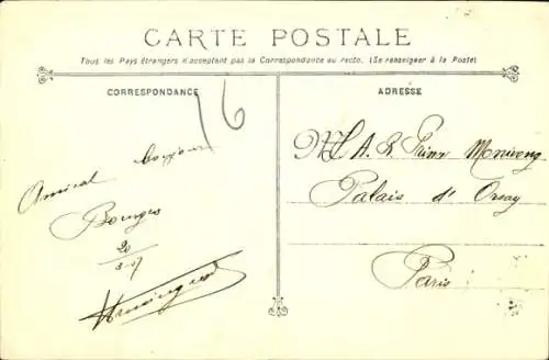 Ak Marine Segel Kriegsschiff, La Nive