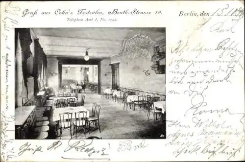 Ak Berlin Pankow Niederschönhausen, Cohn's Festsäle, Beuthstraße 19