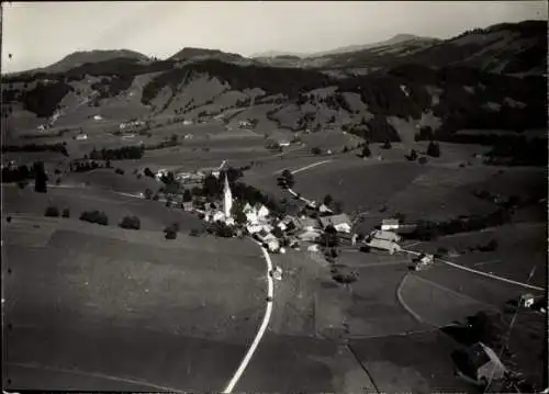 Foto Ort bei Kempten im Allgäu Schwaben, Fliegeraufnahme