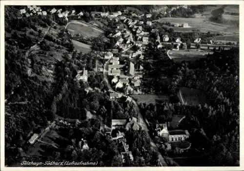 Ak Sülzhayn Ellrich Thüringen, Luftaufnahme