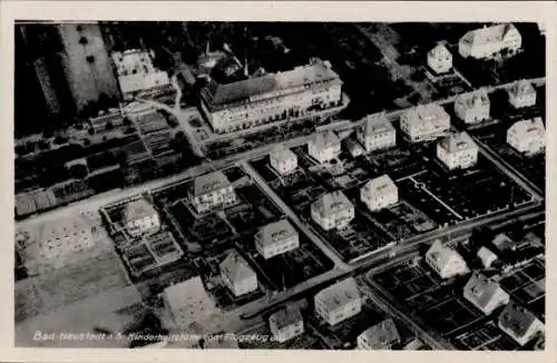 Ak Bad Neustadt an der Saale Unterfranken, Fliegeraufnahme, Kinderheilstätte