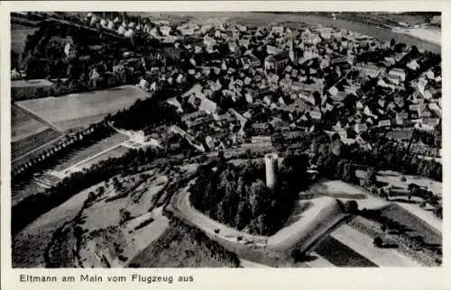 Ak Eltmann in Unterfranken, Luftaufnahme