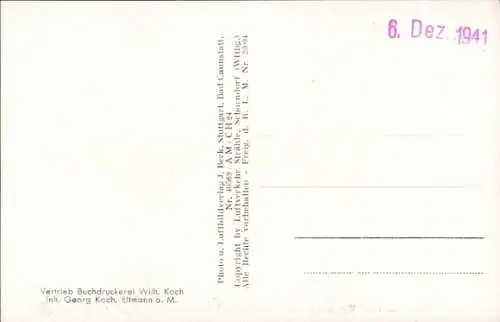 Ak Eltmann in Unterfranken, Luftaufnahme