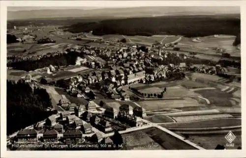 Ak Sankt Georgen im Schwarzwald, Fliegeraufnahme
