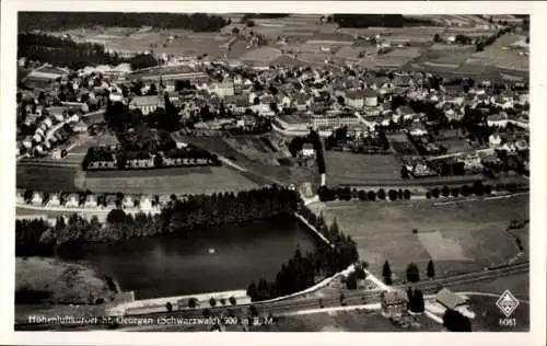 Ak Sankt Georgen im Schwarzwald, Fliegeraufnahme