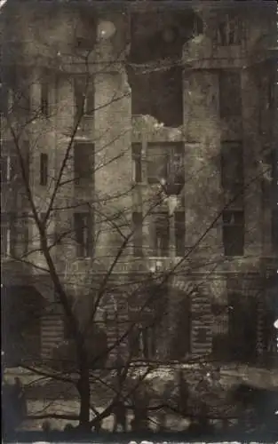 Ak Berlin, zerstörtes Vorwärts Haus, Spartakusaufstand, Januaraufstand 1919