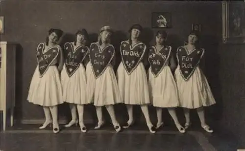 Ak Basar des Vaterländischen Frauenvereins, Pommern, Tanz