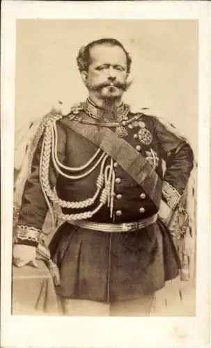 CdV König Viktor Emanuel II., Porträt