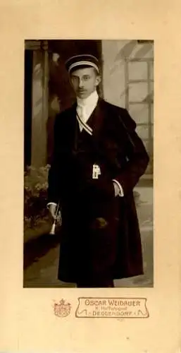 CdV Portrait eines Studenten