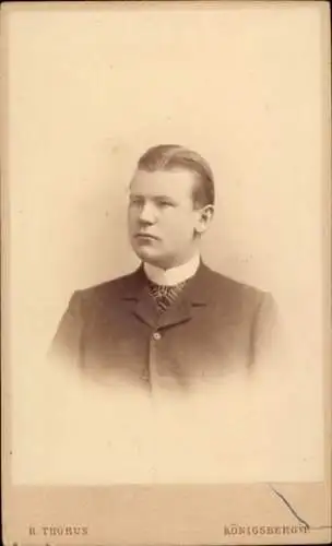 CdV Portrait eines jungen Mannes