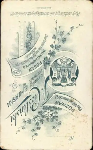 CdV Posen, Deutscher Soldat in Uniform, Portrait