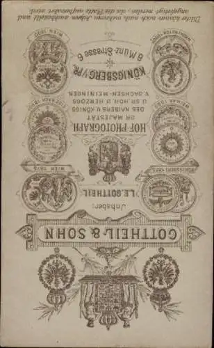 CdV Portrait einer jungen Frau