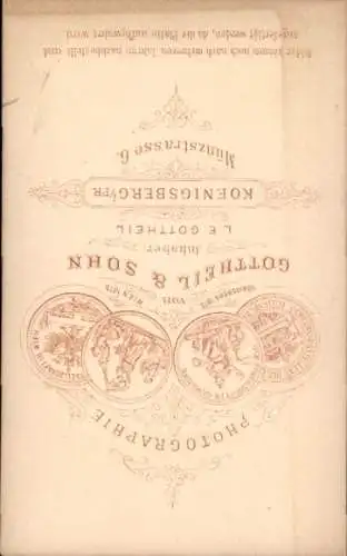 CdV Portrait eines Mannes