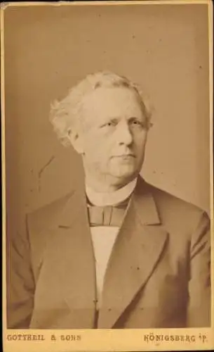 CdV Portrait eines Mannes, Anzug