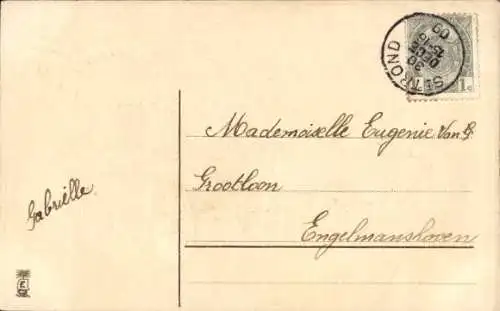 Präge Ak Glückwunsch Neujahr, Kleeblatt, Kinder, Schweine