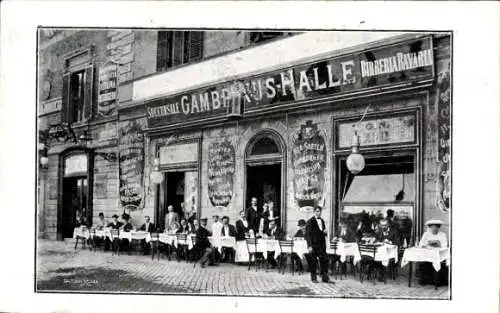 Ak Roma Rom Lazio, Gambrinus Halle, Corso Umberto I