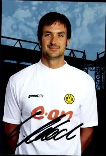 Autogrammkarte Assistenz Trainer Christian Kolodzieij, BVB 09, Borrussia Dortmund, Autogramm